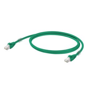 Weidmüller 1251590025 RJ45 Netwerkkabel, patchkabel CAT 6A S/FTP 2.50 m Groen 1 stuk(s)