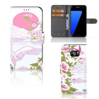 Samsung Galaxy S7 Edge | Telefoonhoesje | Met pasjeshouder | Bird Standing