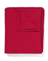HEMA Tafelkleed 145x320cm jacquard stippen rood (rood)