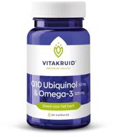 Vitakruid Q10 ubiquinol 50 mg & omega-3 325 mg 60 Capsules - Vitakruid