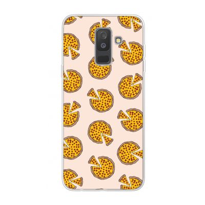 You Had Me At Pizza: Samsung Galaxy A6 Plus (2018) Transparant Hoesje