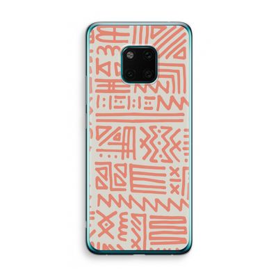 Marrakech Pink: Huawei Mate 20 Pro Transparant Hoesje