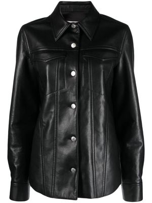 Nanushka veste Rocio en cuir artificiel - Noir