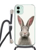 Daisy: iPhone 11 Transparant Hoesje met koord