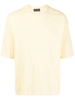 Roberto Collina t-shirt en maille à col rond - Jaune