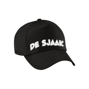 Cadeau pet/cap voor volwassenen - de Sjaak - zwart - vrijgezellenfeest - bruiloft/trouwen