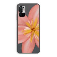 Pink Ellila Flower: Xiaomi Redmi Note 10 5G Transparant Hoesje