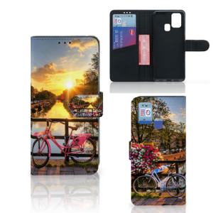 Samsung Galaxy M31 Flip Cover Amsterdamse Grachten