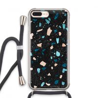 Terrazzo N°11: iPhone 8 Plus Transparant Hoesje met koord