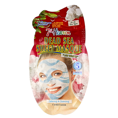 Montagne 7th Heaven gezichtmasker dead sea sheet 16 Gram