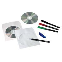 Hama 00062671 CD-hoes 1 CD/DVD/Blu-Ray Wit Papier 50 stuk(s) - thumbnail