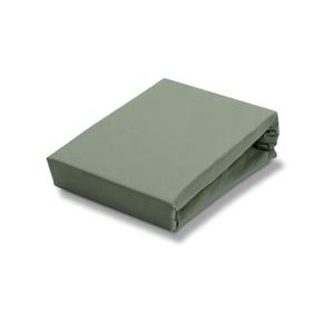 Jersey Supreme Topper Hoeslaken Olive | 140 cm x 220 cm | Groen