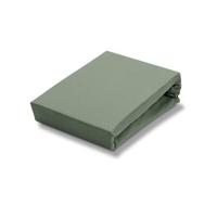 Jersey Supreme Topper Hoeslaken Olive | 140 cm x 220 cm | Groen