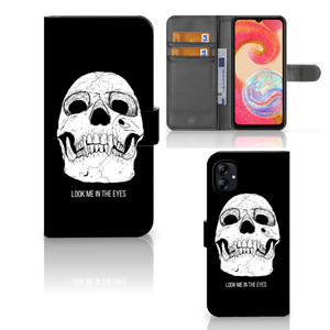 Telefoonhoesje met Naam Samsung Galaxy A04e Skull Eyes