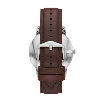 Horlogeband Fossil FS5966SET Leder Bruin 22mm