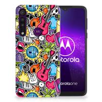 Motorola One Macro | Sillicone Back Cover | Punk Rock