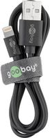 goobay Lightning USB oplaad en synchronisatiekabel kabel 50cm - thumbnail