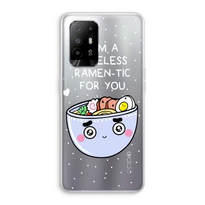 I'm A Hopeless Ramen-Tic For You: Oppo A95 5G Transparant Hoesje