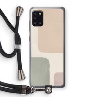 Geo #7: Samsung Galaxy A31 Transparant Hoesje met koord