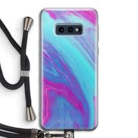 Zweverige regenboog: Samsung Galaxy S10e Transparant Hoesje met koord