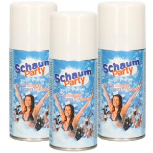 Schuimparty schuim spray - 8x - wit - 10 liter - Foam party spuitbussen - Feestartikelen