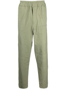 Jil Sander pantalon à taille élastiquée - Vert