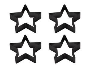 ECHTWERK Tafel accessoires (servetringen van ed, Zwart, 4-delig)