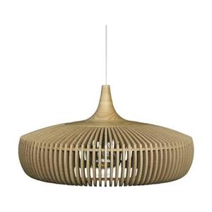 Umage Clava Dine Wood houten hanglamp naturel - met koordset wit - Ø