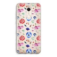 Bloemetjes: Xiaomi Redmi 5 Transparant Hoesje