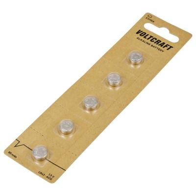 VOLTCRAFT LR43 Knoopcel 1.5 V 85 mAh Alkaline VC-16108010 5 stuk(s)
