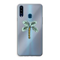 Palmboom: Samsung Galaxy A20s Transparant Hoesje