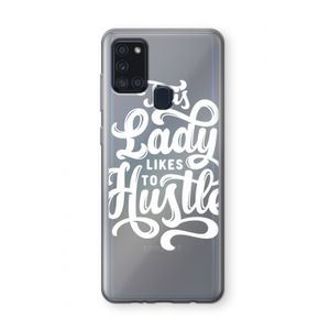 Hustle Lady: Samsung Galaxy A21s Transparant Hoesje