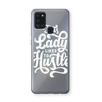 Hustle Lady: Samsung Galaxy A21s Transparant Hoesje