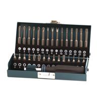 Wolfcraft 1386000 1386000 Bitset 31-delig Kruiskop Phillips, Binnen-vierkant (Robertson), Zesrond-TX BO, Inbus BO, Tri-Wing, Torque, Spanner
