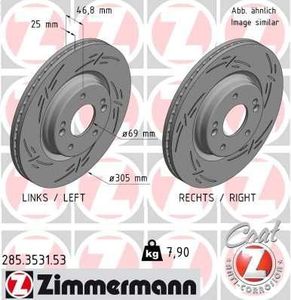 Remschijf BLACK Z 285353153