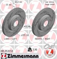 Remschijf BLACK Z 285353153