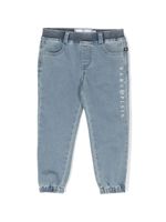 Philipp Plein Junior jean à logo imprimé - Bleu