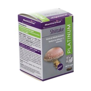 Mannavital Shiitake Platinum V-caps 60