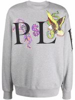 Philipp Plein sweat en coton à imprimé graphique - Gris