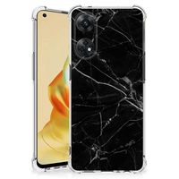 OPPO Reno8 T 4G Anti-Shock Hoesje Marmer Zwart - Origineel Cadeau Vader