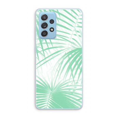 Palmbladeren: Samsung Galaxy A73 Transparant Hoesje