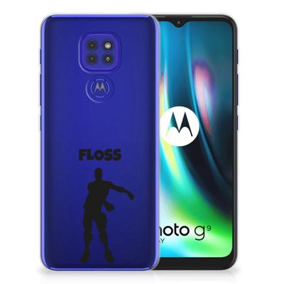 Motorola Moto G9 Play | E7 Plus Telefoonhoesje met Naam Floss Motorola Moto G9 Play | E7 Plus Telefoonhoesje met Naam Floss