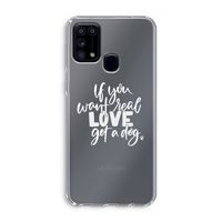 Partner in crime: Samsung Galaxy M31 Transparant Hoesje