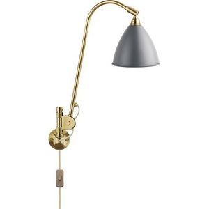 Gubi Bestlite BL6 16 Wandlamp - Messing & Mat grijs