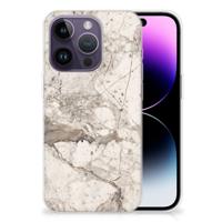 Apple iPhone 14 Pro | TPU | Siliconen hoesje | Marmer Beige