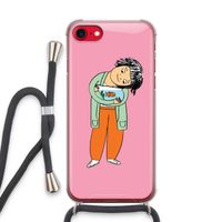 Visknuffel: iPhone SE 2020 Transparant Hoesje met koord