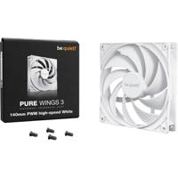 BeQuiet PURE WINGS 3 White 140mm PWM high-speed PC-ventilator Wit (b x h x d) 140 x 25 x 140 mm BeQuiet PURE WINGS 3 White 140mm PWM high-speed PC-ventilator Wit (b x h x d) 140 x 25 x 140 mm