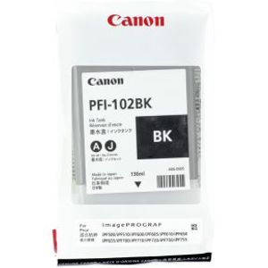 Canon PFI-102BK inktcartridge 1 stuk(s) Origineel Zwart