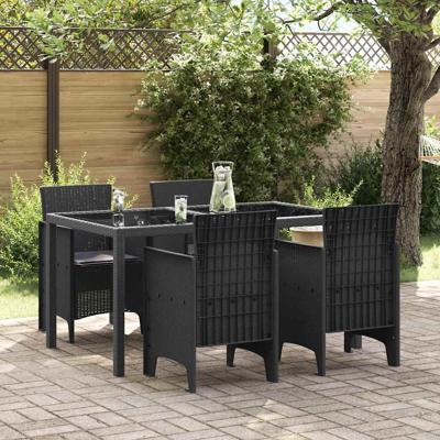 Tuinstoel 4 pcs Antraciet 53 x 49 x 85 cm PP