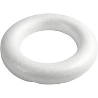 Creativ Company Styropor ringen met platte achterkant, 30cm